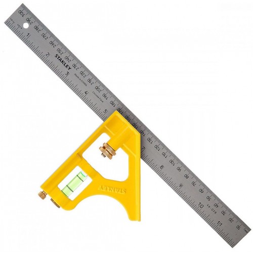 STANLEY 2-46-028 Kovový multifunkční úhelník 300mm STANLEY 2-46-028 Kovový multifunkční úhelník 300mm