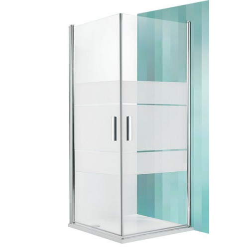 ROLTECHNIK Sprchové dveře jednokřídlé TCO1/1100 stříbro/intimglass 727-1100000-01-20