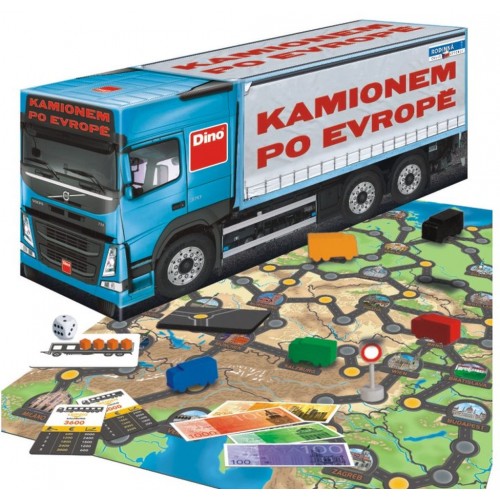 Kamionem po Evropě společenská hra Kamionem po Evropě společenská hra