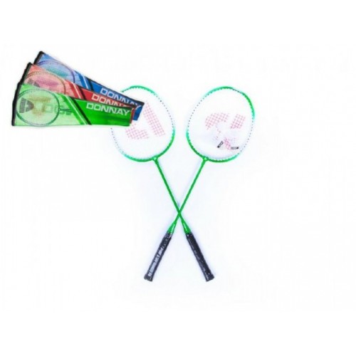 Sada badminton + 3 košíčky kov 66cm asst 3 barvy v tašce Sada badminton + 3 košíčky kov 66cm asst 3 barvy v tašce