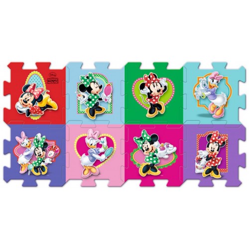 Pěnové puzzle Minnie 32x32x1,5cm 8ks Pěnové puzzle Minnie 32x32x1,5cm 8ks