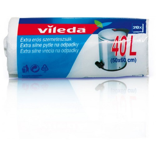 VILEDA Extra silné pytle na odpadky 40 L (15ks) 148031 VILEDA Extra silné pytle na odpadky 40 L (15ks) 148031