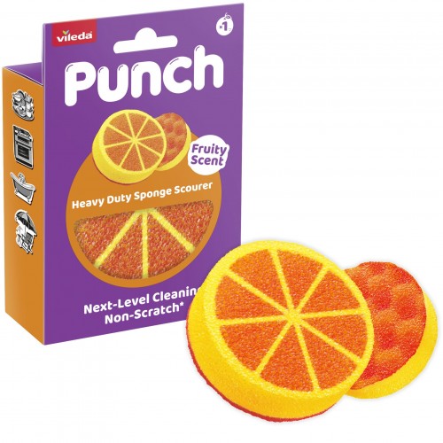 VILEDA PUNCH Orange houbička 1ks 180758 VILEDA PUNCH Orange houbička 1ks 180758
