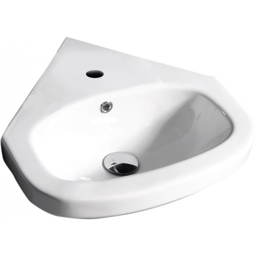 AQUALINE VITROYA keramické umyvadlo rohové 46x46cm VT145