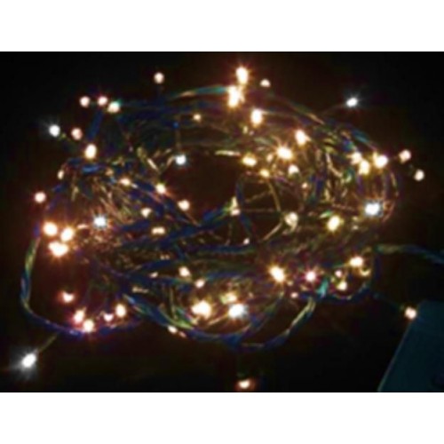 Vánoční osvětlení řetěz 100 LED - TEPLÉ BÍLÉ / 10LED bliká VS482 Vánoční osvětlení řetěz 100 LED - TEPLÉ BÍLÉ / 10LED bliká VS482