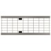 ACO MultiDrain V100/X100 mřížkový rošt D400,(MW25x12,5)0,5M, Zn