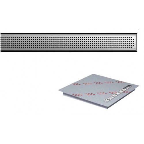 ACO Showerboard systémová deska+rošt 800 x 1200 mm, Quadrato 620413 ACO Showerboard systémová deska+rošt 800 x 1200 mm, Quadrato 620413
