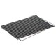 ACO Self Vario Indoor Rohožka 75 x 50 cm, AL profil, výplň plsť - antracit 37255