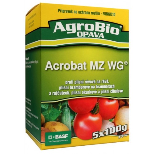 AgroBio ACROBAT MZ WG proti plísni, 5x100 g 003204 AgroBio ACROBAT MZ WG proti plísni, 5x100 g 003204