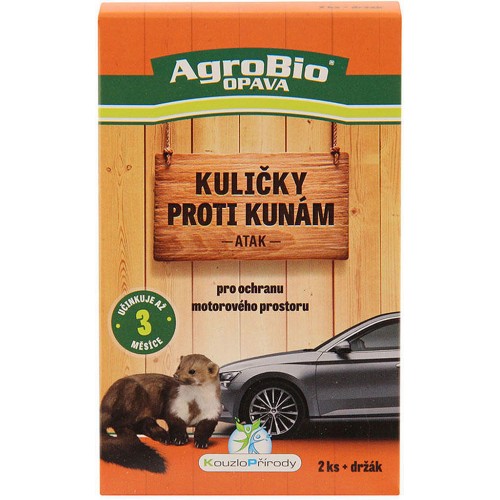 AgroBio ATAK Kuličky proti kunám, 2 ks 002164 AgroBio ATAK Kuličky proti kunám, 2 ks 002164