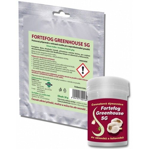 AgroBio FORTEFOG Greenhouse SG Česneková dýmovnice, 30g 001171 AgroBio FORTEFOG Greenhouse SG Česneková dýmovnice, 30g 001171