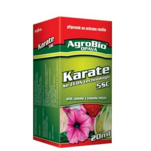 AgroBio 5 CS KARATE se Zeon technologii k hubení savého a žravého hmyzu, 20 ml 001030 AgroBio 5 CS KARATE se Zeon technologii k hubení savého a žravého hmyzu, 20 ml 001030