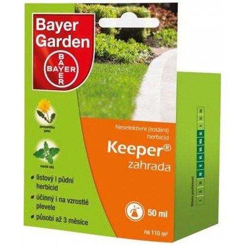 Bayer Garden KEEPER Zahrada 50 ml herbicid pro hubení plevelů, 004111 Bayer Garden KEEPER Zahrada 50 ml herbicid pro hubení plevelů, 004111