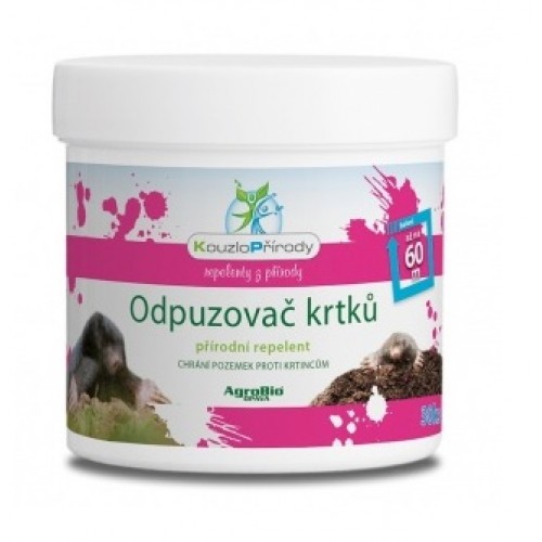 AgroBio KP ODPUZOVAČ krtků 60 ks 002125 AgroBio KP ODPUZOVAČ krtků 60 ks 002125