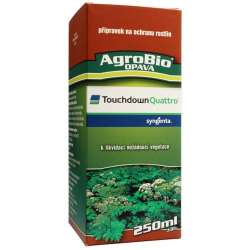 AgroBio TOUCHDOWN QUATTRO hubení plevelů, 250 ml herbicid 004065 AgroBio TOUCHDOWN QUATTRO hubení plevelů, 250 ml herbicid 004065