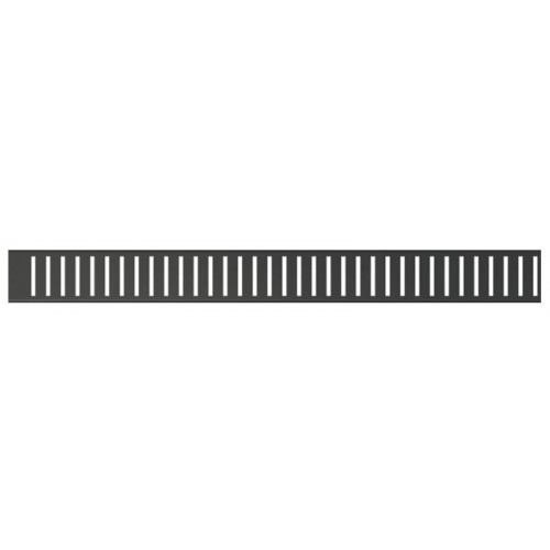 ALCAPLAST Rošt pro liniový podlahový žlab 1050mm, černá-mat PURE-1050BLACK