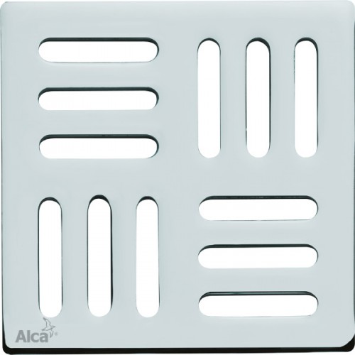 ALCAPLAST Designová mřížka 102 × 102 × 5 nerez MPV001 ALCAPLAST Designová mřížka 102 × 102 × 5 nerez MPV001