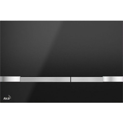 ALCAPLAST Flat Ovládací tlačítko STRIPE-BLACK Stripe černá ALCAPLAST Flat Ovládací tlačítko STRIPE-BLACK Stripe černá