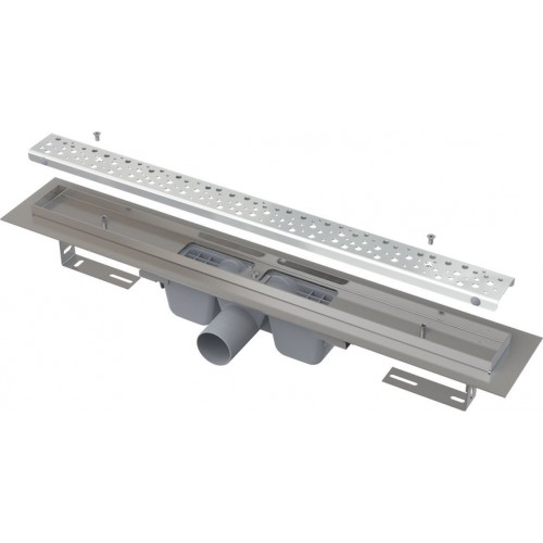 ALCAPLAST Antivandal podlahový žlab 1050 mm s roštem, lesk APZ11-1050L ALCAPLAST Antivandal podlahový žlab 1050 mm s roštem, lesk APZ11-1050L