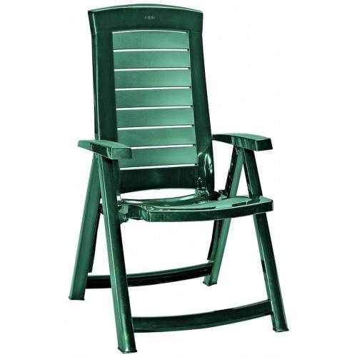 KETER ARUBA Zahradní židle polohovací, 61 x 72 x 110 cm, tmavě zelená 17180080 KETER ARUBA Zahradní židle polohovací, 61 x 72 x 110 cm, tmavě zelená 17180080