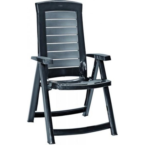 KETER ARUBA Zahradní židle polohovací, 61 x 72 x 110 cm, grafit 17180080 KETER ARUBA Zahradní židle polohovací, 61 x 72 x 110 cm, grafit 17180080