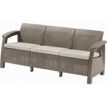 KETER CORFU LOVE SEAT MAX Pohovka, 182 x 70 x 79cm, cappuccino/béžová 17197959