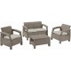 KETER CORFU Set zahradní, cappuccino/béžová 17197361