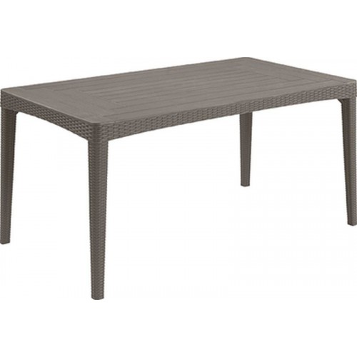 KETER GIRONA ROUND WAVES Zahradní stůl 160 x 90 x 74 cm, cappuccino 17204645 KETER GIRONA ROUND WAVES Zahradní stůl 160 x 90 x 74 cm, cappuccino 17204645