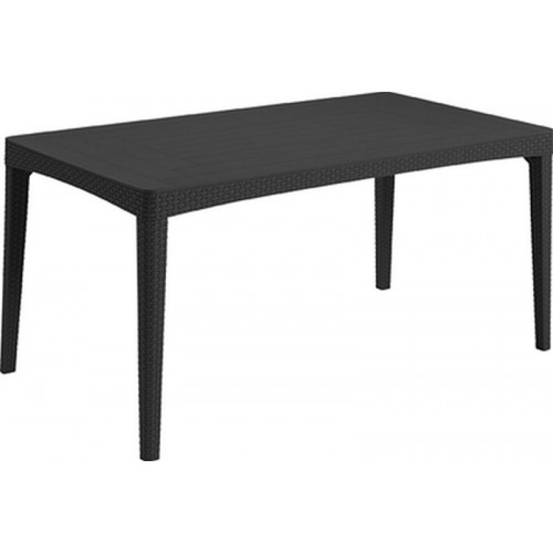 KETER GIRONA FLAT WAVES Zahradní stůl 160 x 90 x 74 cm, grafit 17205428