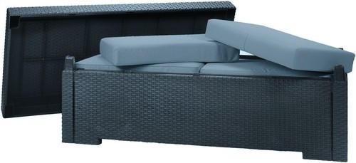 ALLIBERT Ukládací box RIVIERA 320 l antracit 185773 ALLIBERT Ukládací box RIVIERA 320 l antracit 185773