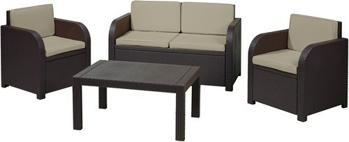 ALLIBERT Zahradní set ST. TROPEZ brown+ cappucino