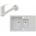 ALVEUS Set INTERMEZZO 70 dřez 780x480 mm + baterie AM 20, bílá