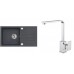 ALVEUS Set GALAPAGOS 30 dřez 770x430 mm + baterie RENO, černá