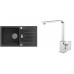 ALVEUS Set VICTORIA 30 dřez 780x435 mm + baterie RENO, černá