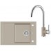 ALVEUS Set FORMIC 30 dřez 760x500 mm + baterie ELZA, Pebble 02