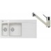 ALVEUS Set dřez Apelles 70 pearl + baterie AM 110-R pearl