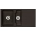 ALVEUS Cubo 70 dřez Algranit, Espresso Metalic 57