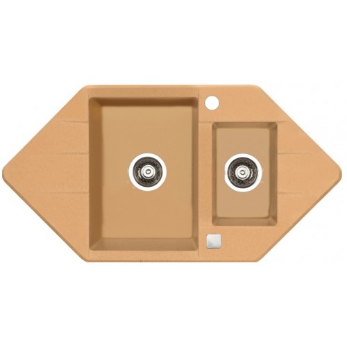 ALVEUS Cubo 80 dřez Algranit, macchiato ALVEUS Cubo 80 dřez Algranit, macchiato