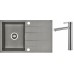 ALVEUS Set dřez Cubo 30 metalic anthrazit + baterie Zina chrom