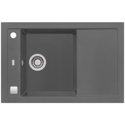 ALVEUS FORMIC 30 kuchyňský dřez granitový, 760 x 500 mm, steel 04 ALVEUS FORMIC 30 kuchyňský dřez granitový, 760 x 500 mm, steel 04