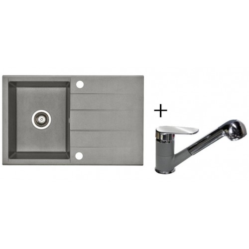 ALVEUS set dřez Cubo 30 + baterie AM 40, anthrazit ALVEUS set dřez Cubo 30 + baterie AM 40, anthrazit