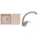 ALVEUS set dřez Galapagos granitový + baterie Diana beige ZDARMA