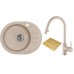 ALVEUS set dřez Roll 40 granitový + krájecí deska + baterie Junan beige