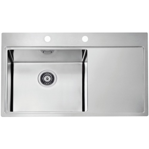 ALVEUS PURE 50 L kuchyňský dřez nerez, 860 x 525 mm, levý 1103652 ALVEUS PURE 50 L kuchyňský dřez nerez, 860 x 525 mm, levý 1103652