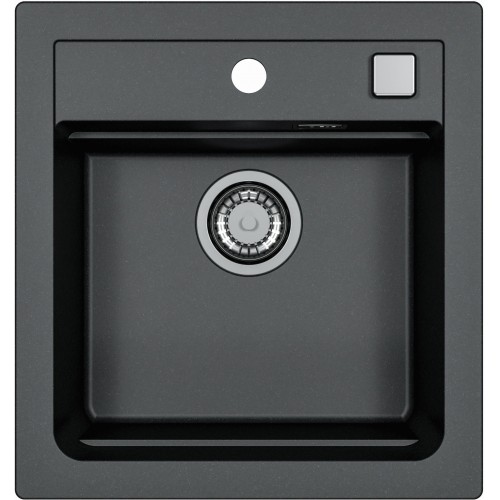 ALVEUS ATROX 20 kuchyňský dřez granitový, 470 x 500 mm, black 1131990 ALVEUS ATROX 20 kuchyňský dřez granitový, 470 x 500 mm, black 1131990