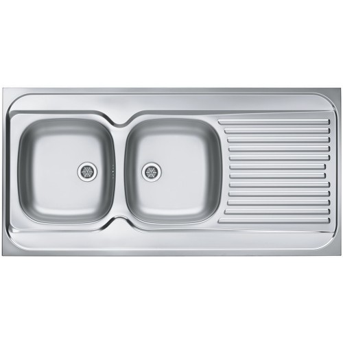 ALVEUS CLASSIC 100 celoplošný dřez nerez, 1200 x 600 mm, levý, dekor 1008990 ALVEUS CLASSIC 100 celoplošný dřez nerez, 1200 x 600 mm, levý, dekor 1008990