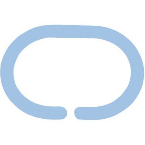 ARTTEC Háčky pro sprchové závěsy - set 12 ks - light blue MSV00125 ARTTEC Háčky pro sprchové závěsy - set 12 ks - light blue MSV00125