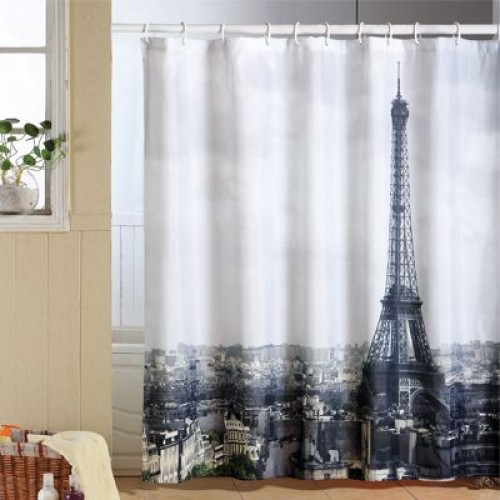 ARTTEC Sprchový závěs - 180x200 cm - polyester - paris MSV00564 ARTTEC Sprchový závěs - 180x200 cm - polyester - paris MSV00564