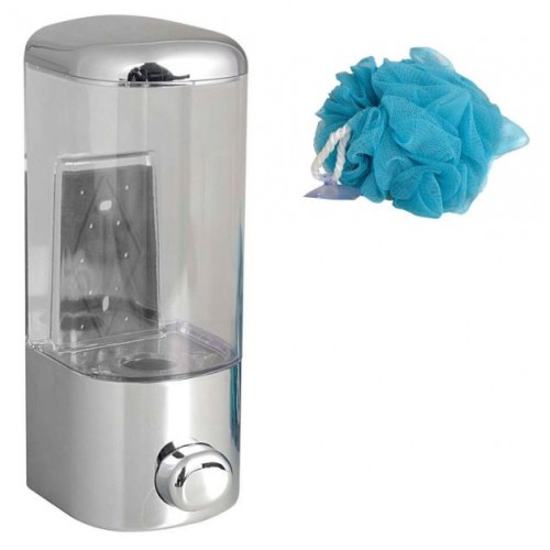 AQUALINE Dávkovač tekutého mýdla 600ml, chrom ASR1-1P AQUALINE Dávkovač tekutého mýdla 600ml, chrom ASR1-1P
