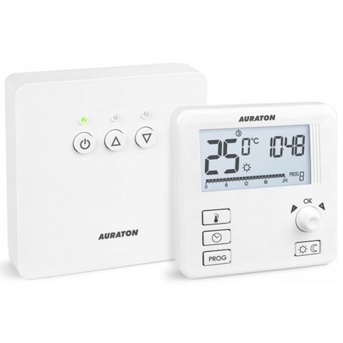 AURATON 3021 RT Bezdrátový programovatelný termostat s týdenním programem, 2 teploty AURATON 3021 RT Bezdrátový programovatelný termostat s týdenním programem, 2 teploty